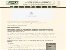 Tablet Screenshot of calindman.com